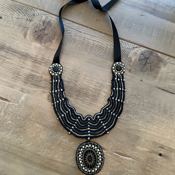 BHLDN Ranjana Khan Cassiopeia Beaded Statement Necklace - Picture 2 of 6